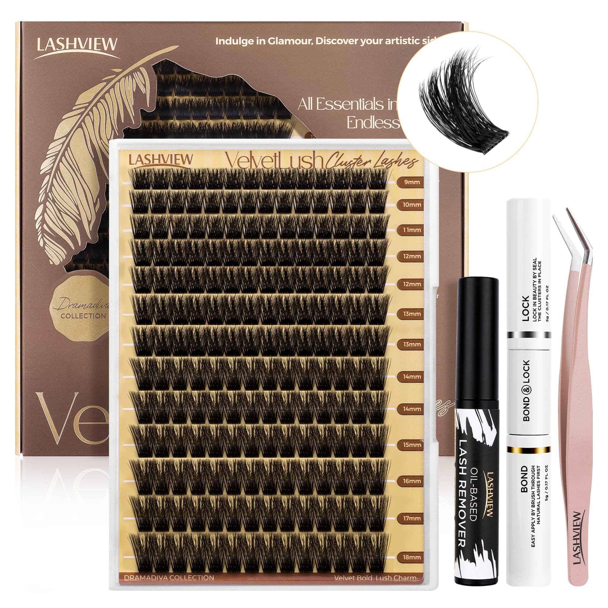 DenseDream DIY Eyelash Extension Kit