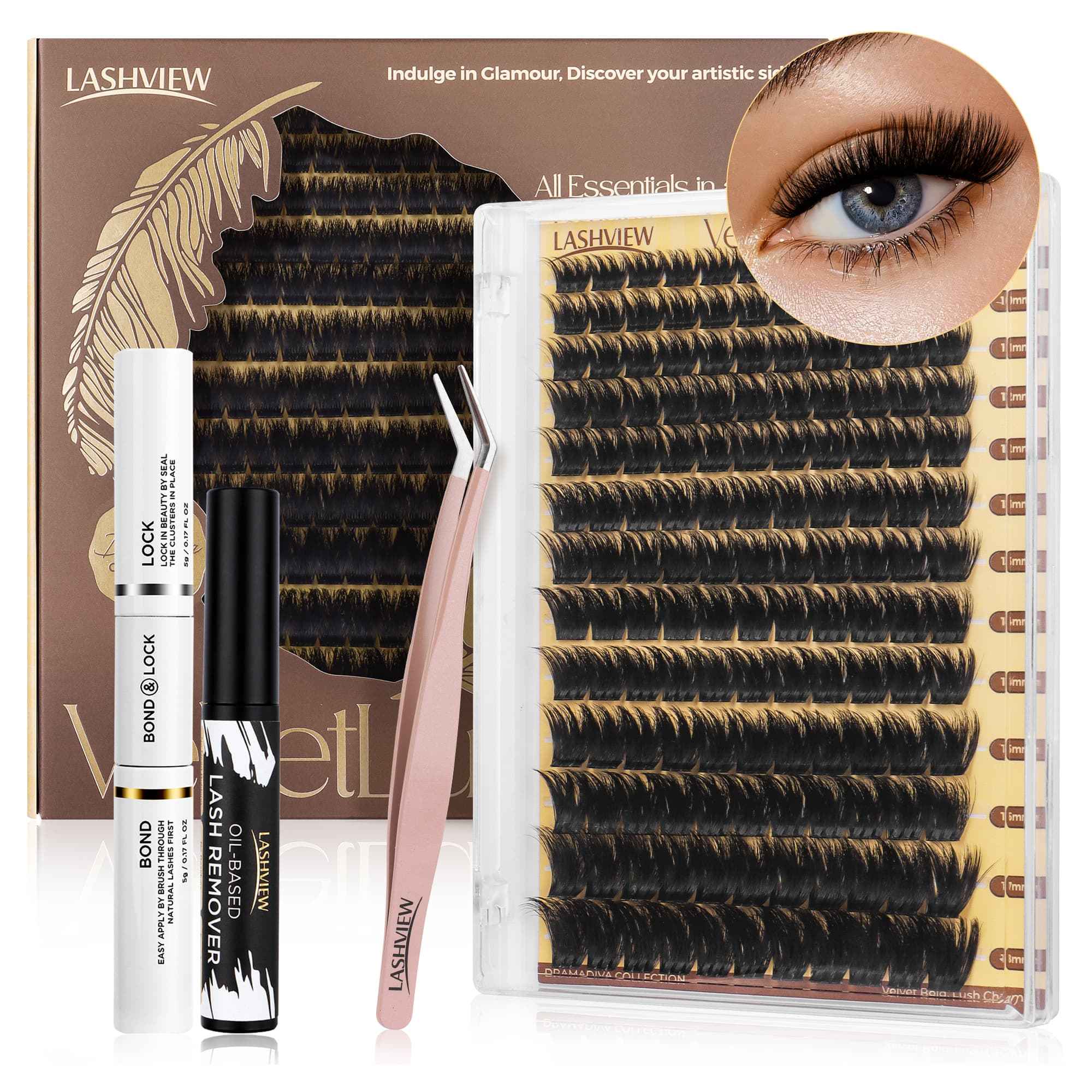 DenseDream DIY Eyelash Extension Kit