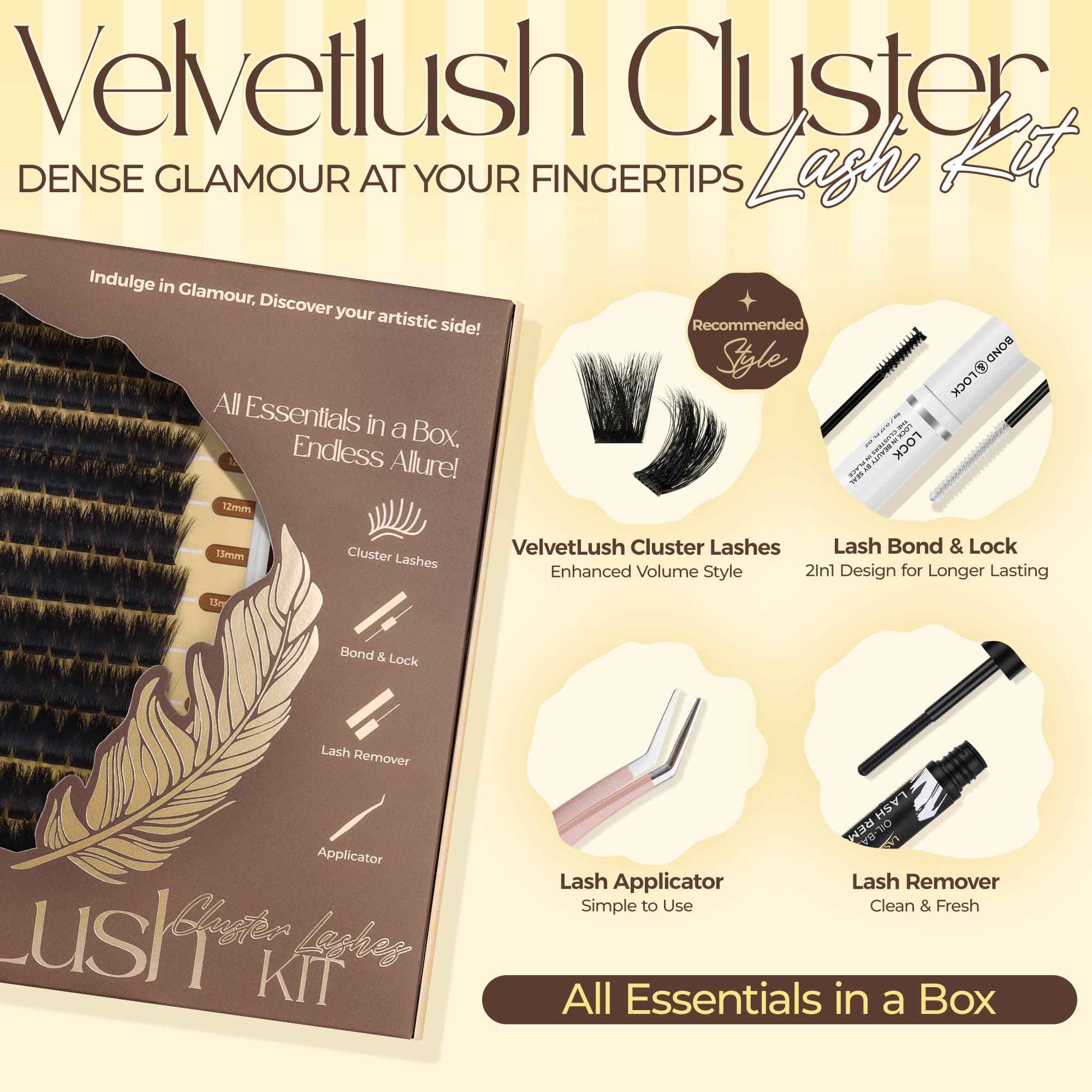 DenseDream DIY Eyelash Extension Kit