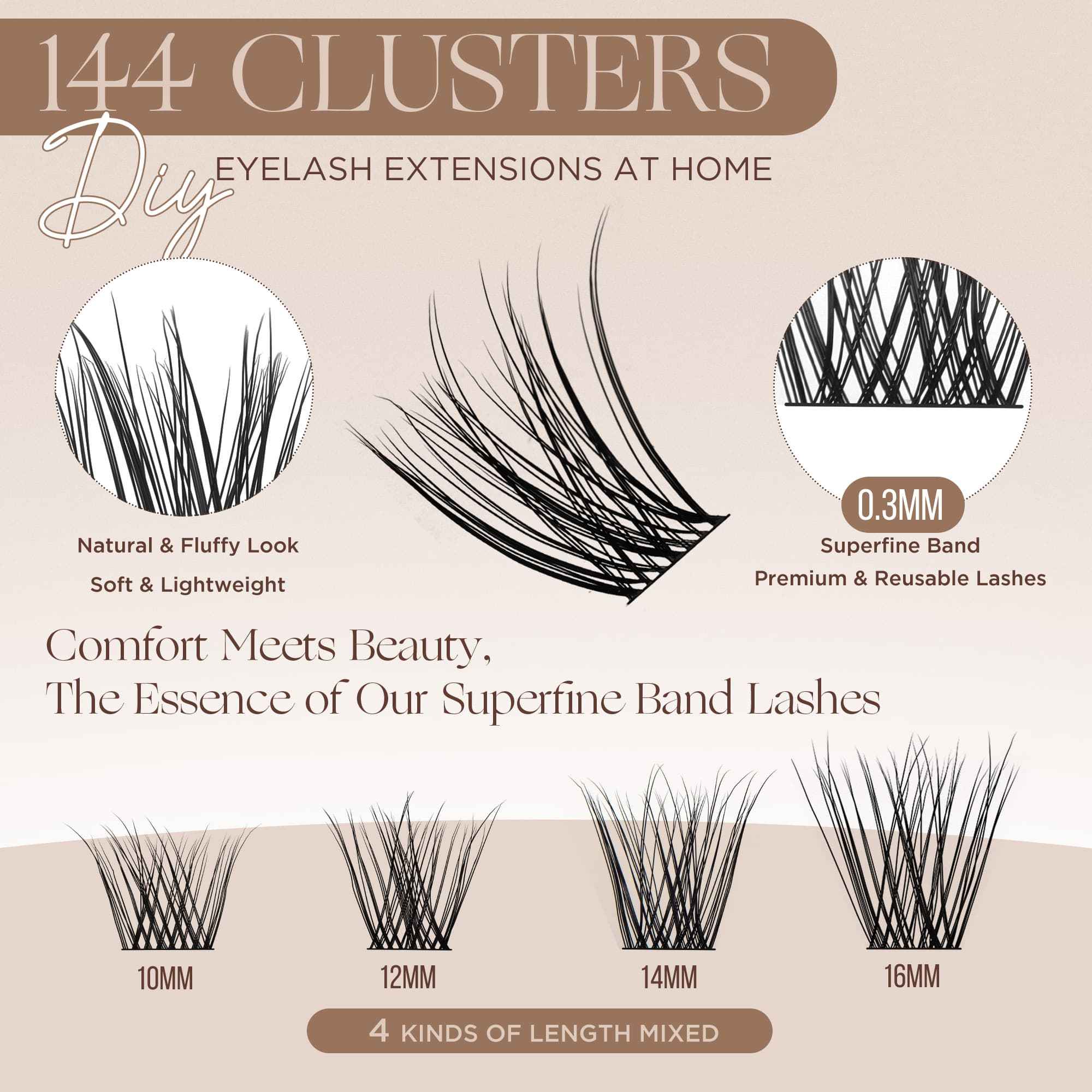 Crisscross DIY Cluster Lash Kit