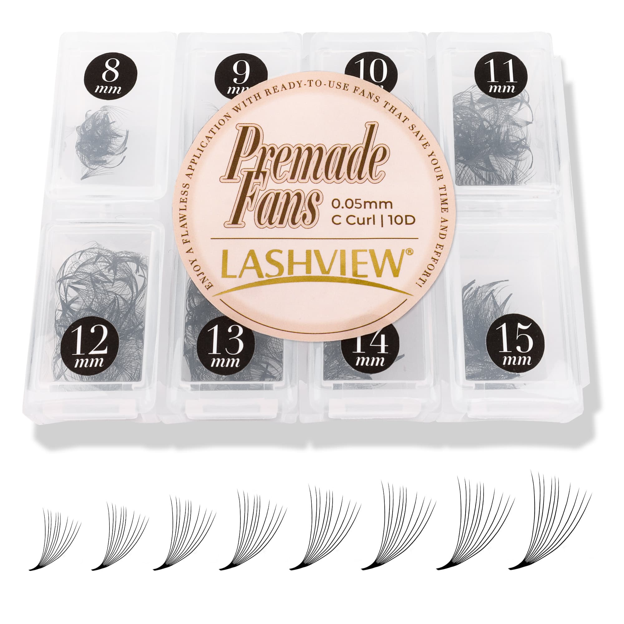 Premade Lash Fans 0.05mm