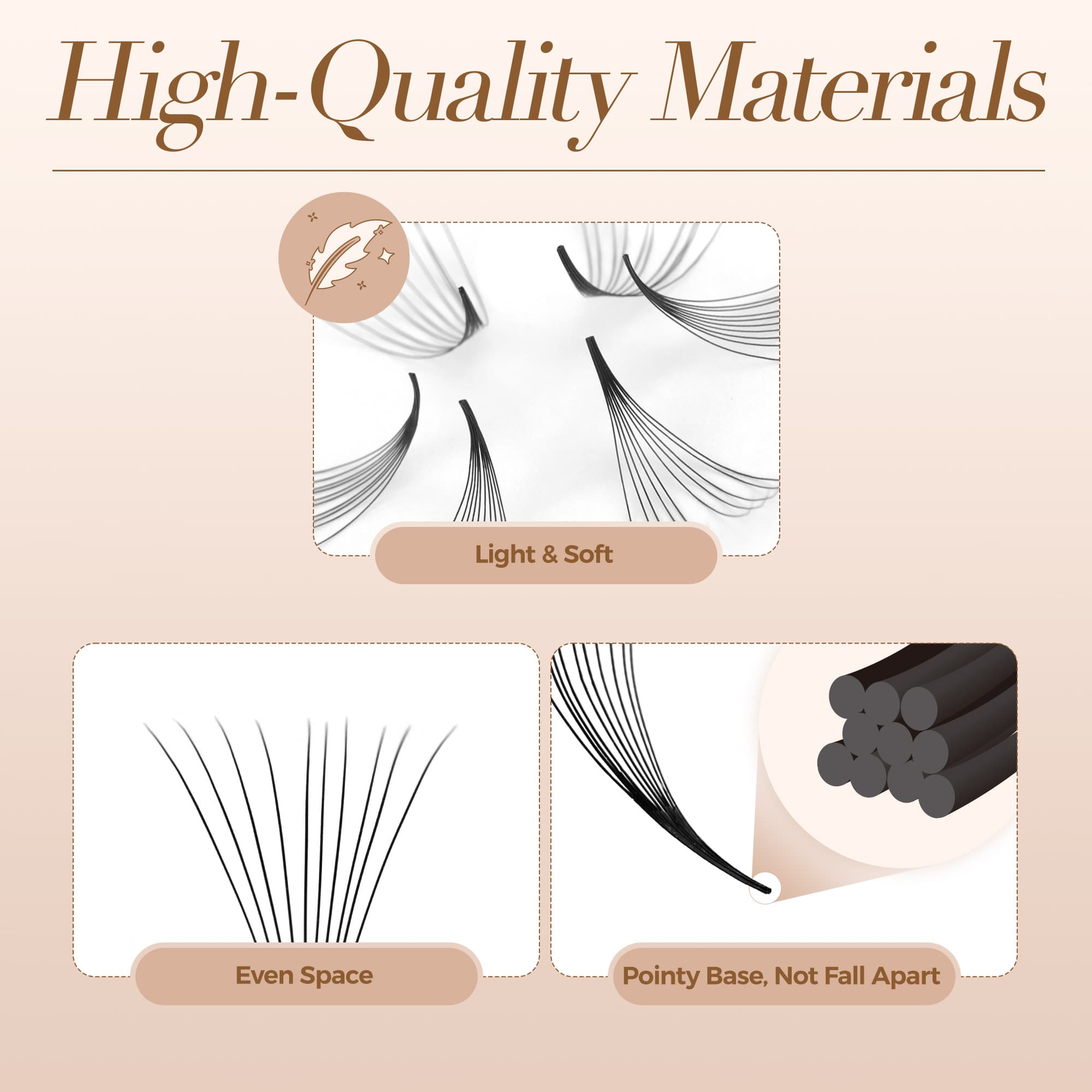 Premade Lash Fans 0.05mm
