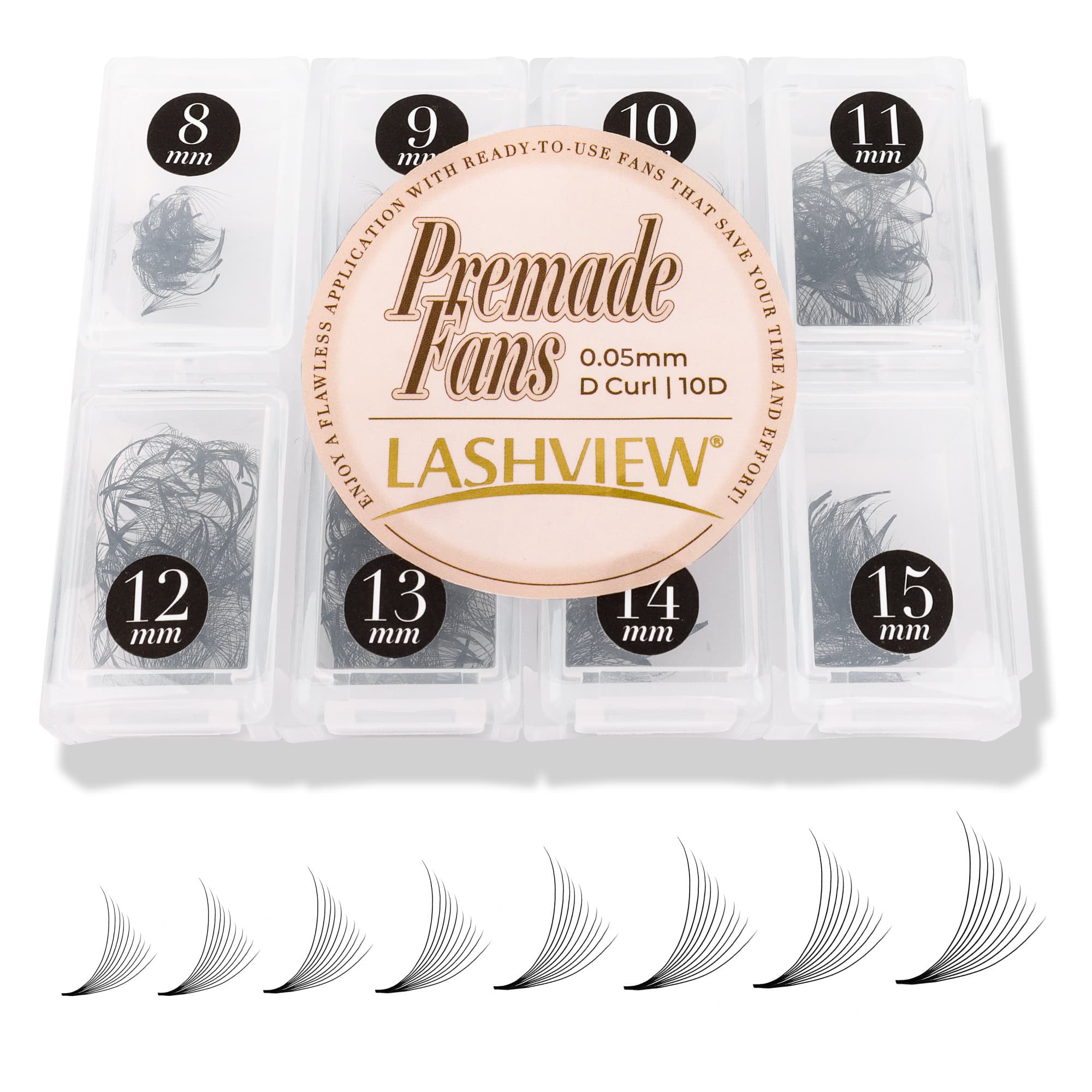 Premade Lash Fans 0.05mm