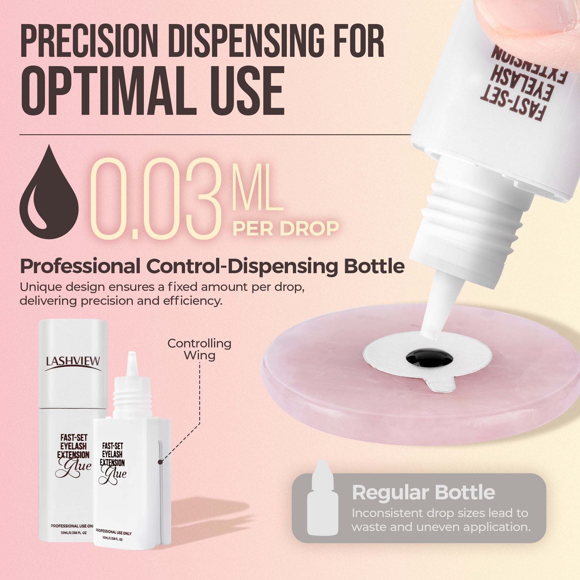 FAST-SET EYELASH EXTENSION GLUE