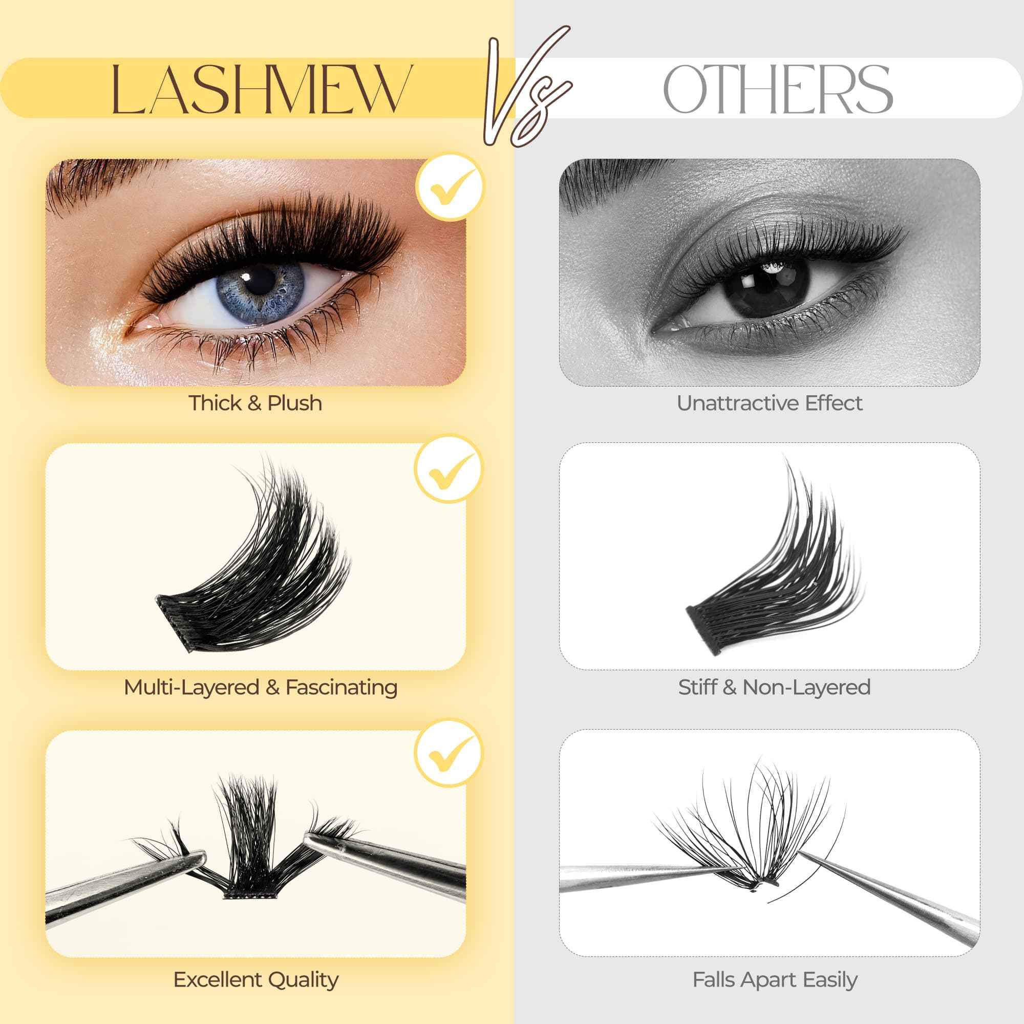 DenseDream DIY Cluster Lashes