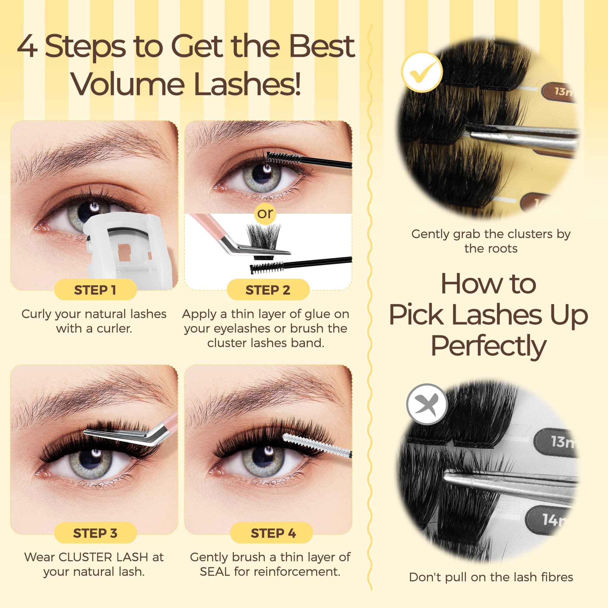 DenseDream DIY Cluster Lashes