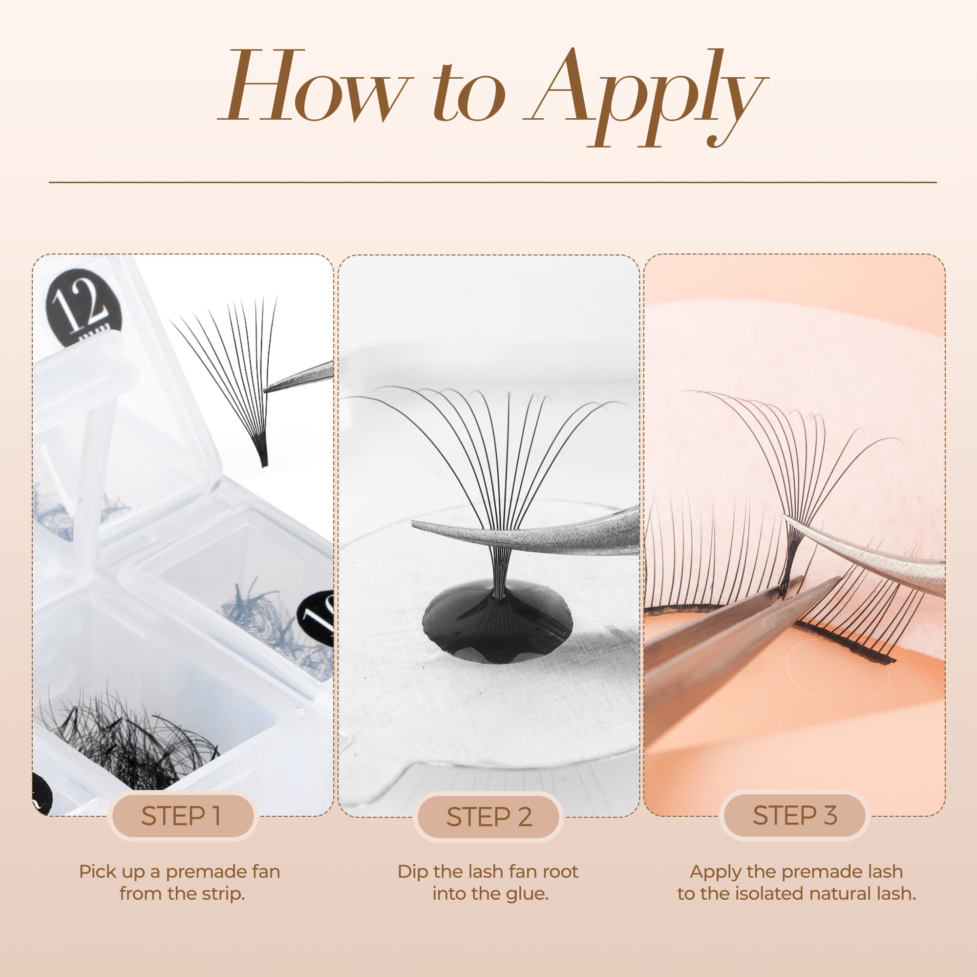 Premade Lash Fans 0.05mm