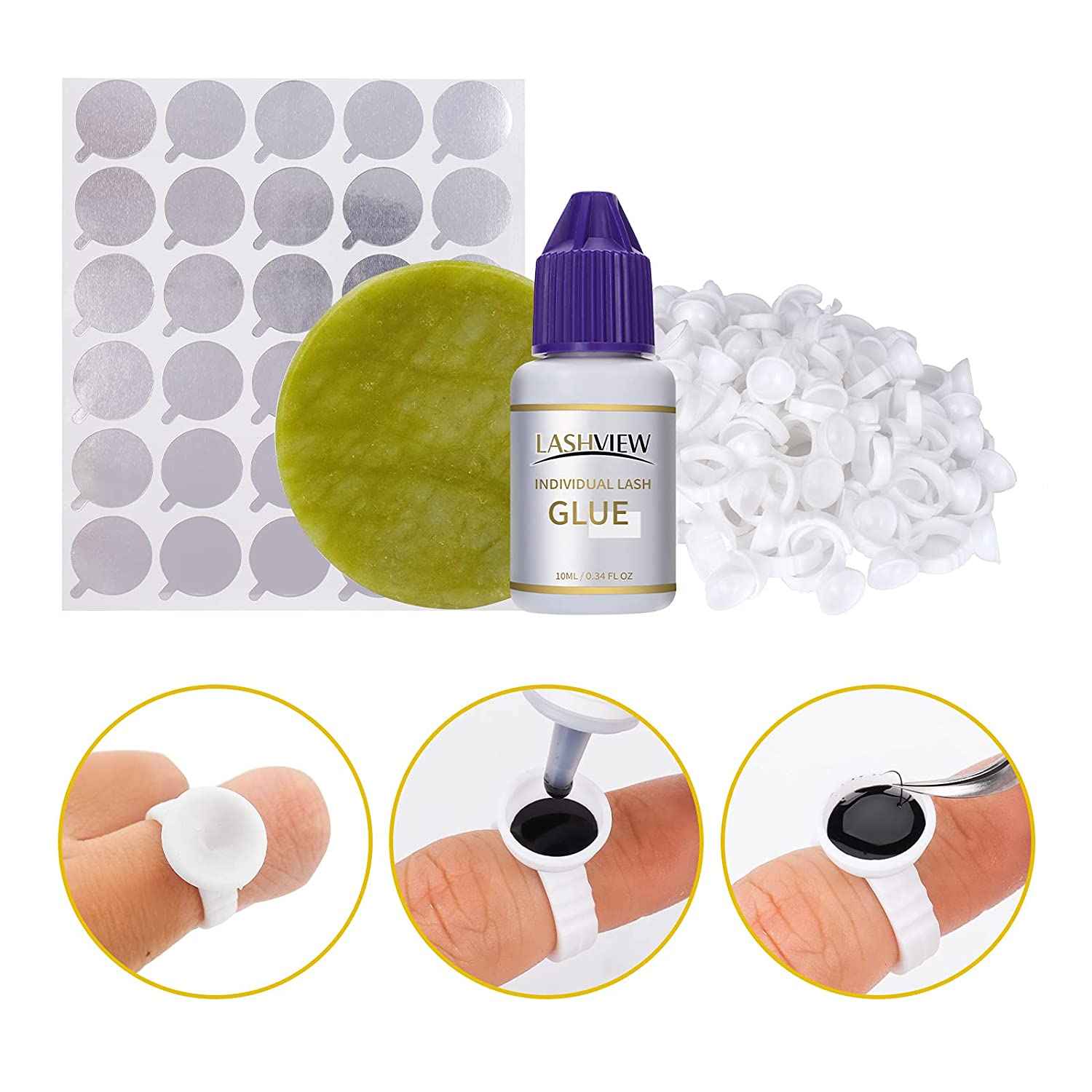 Lashview Eyelash Extension Starter Kit Pro All-in-one Kit for Lash Technicians