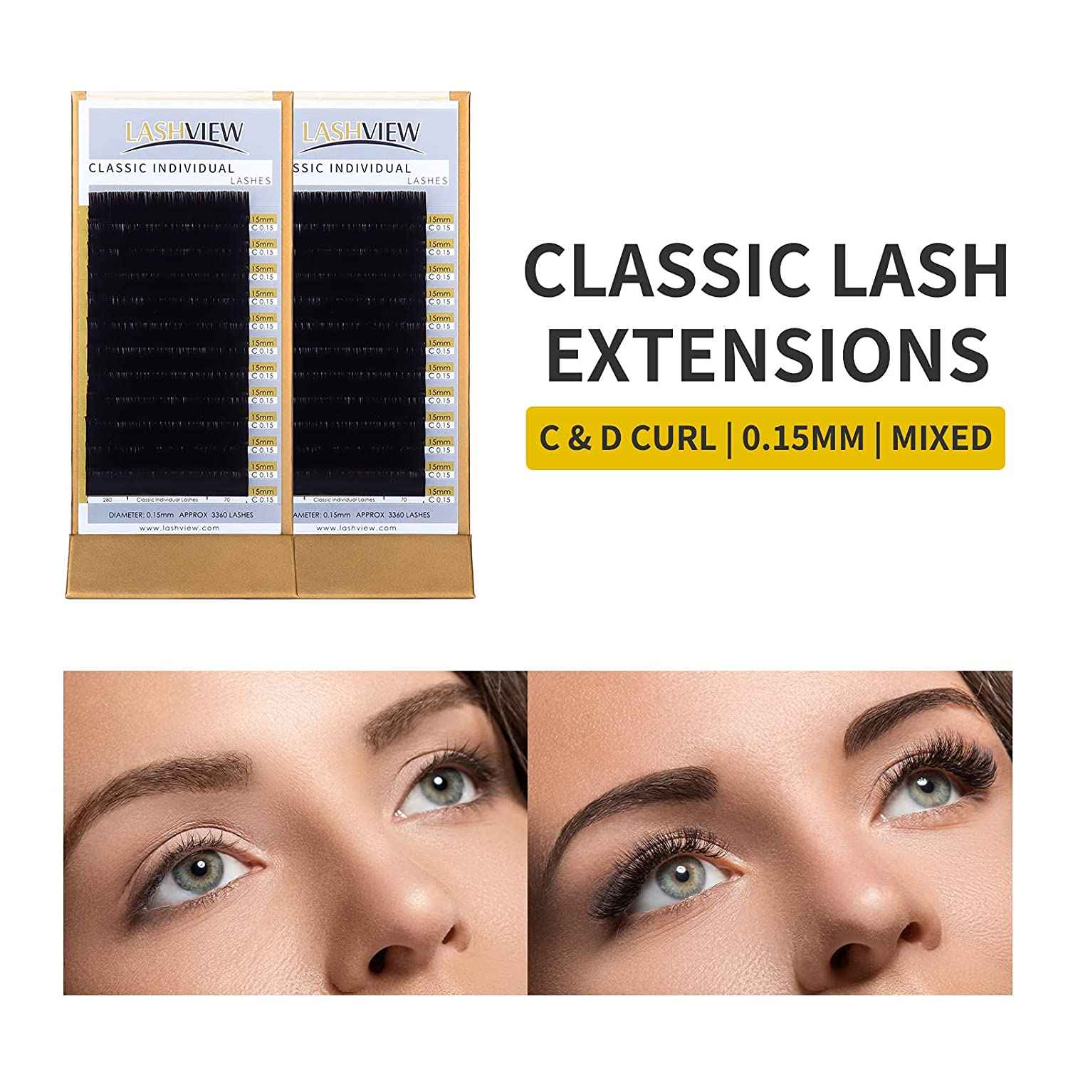 Lashview Eyelash Extension Starter Kit Pro All-in-one Kit for Lash Technicians
