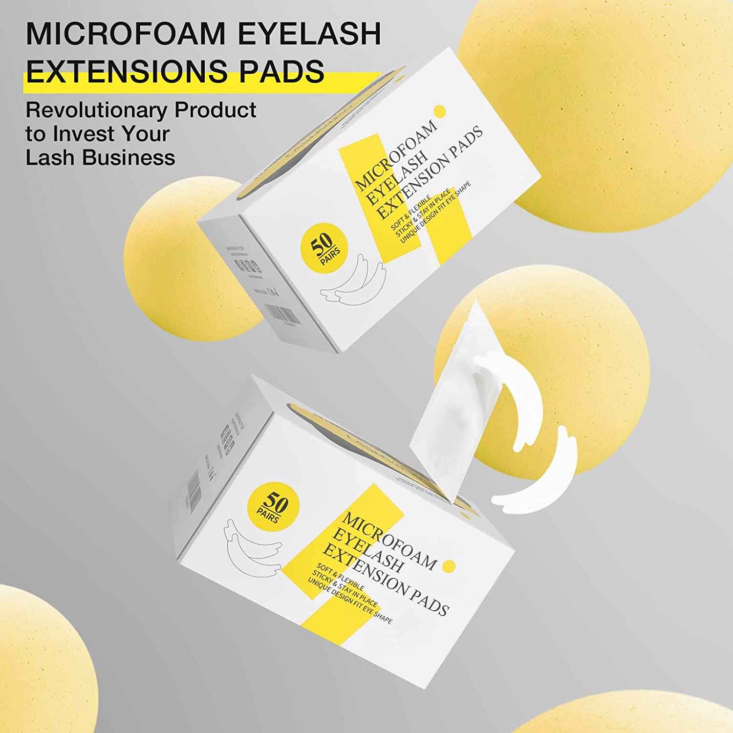 Microfoam Eyelash Extension Pads
