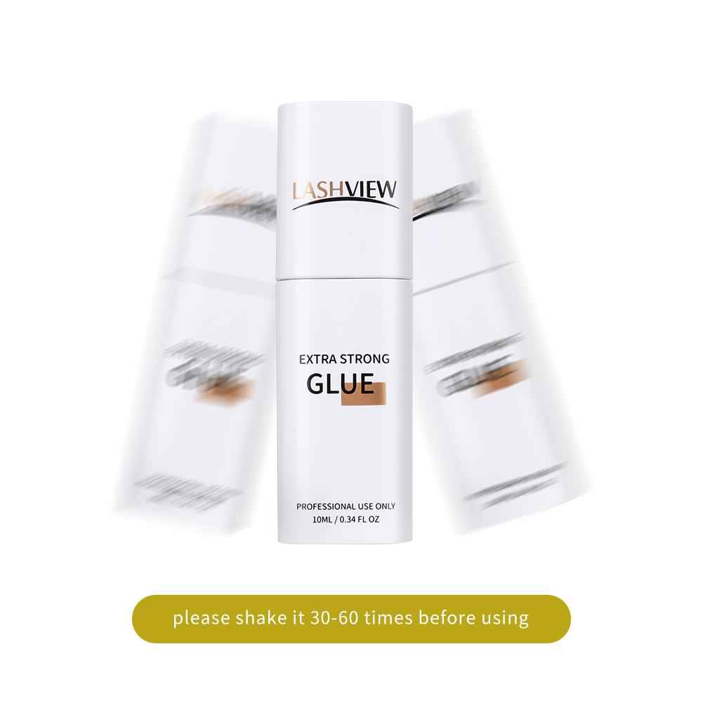 Lashview Extra Strong Eyelash Extension Glue 10ml 1s fast drying Professional Use Glue