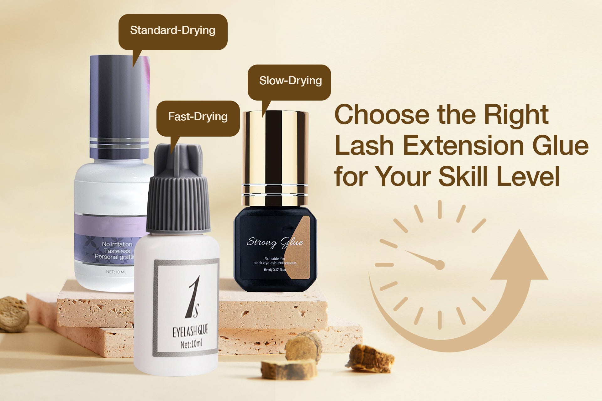 choose the right lash extension glue