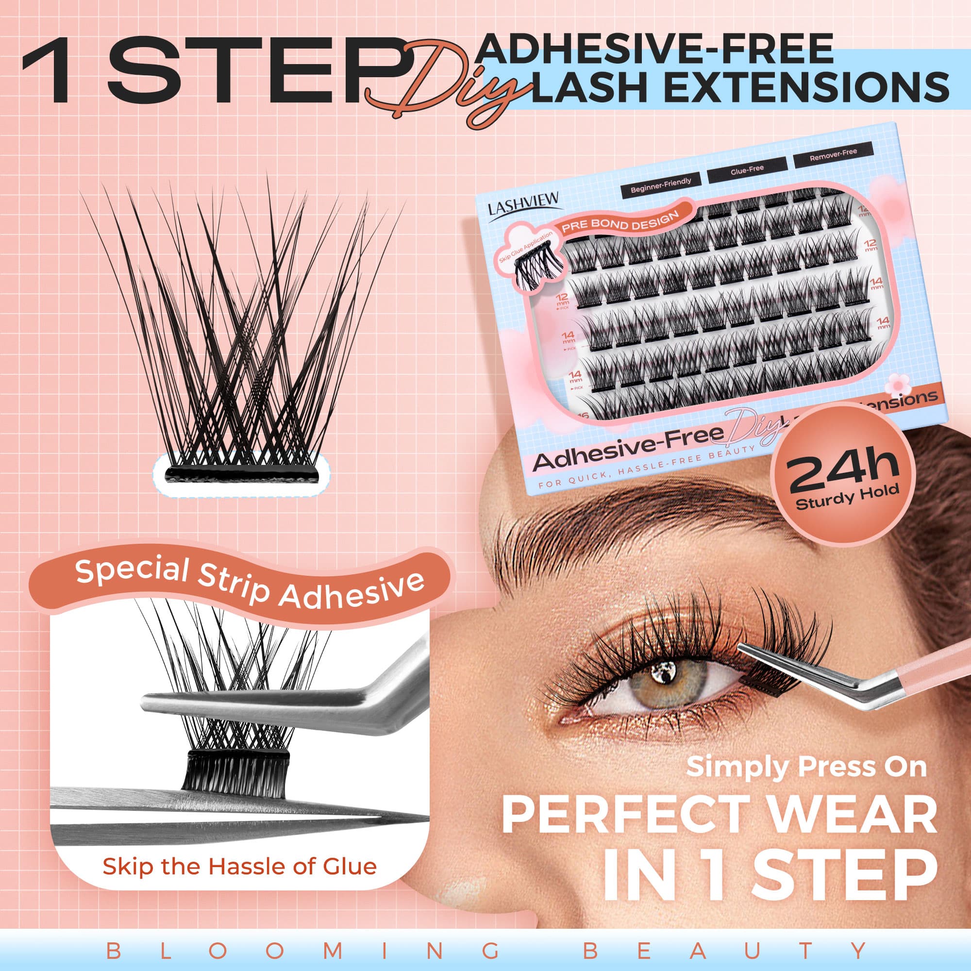 Butterfly Kiss Adhesive-Free Lash Clusters