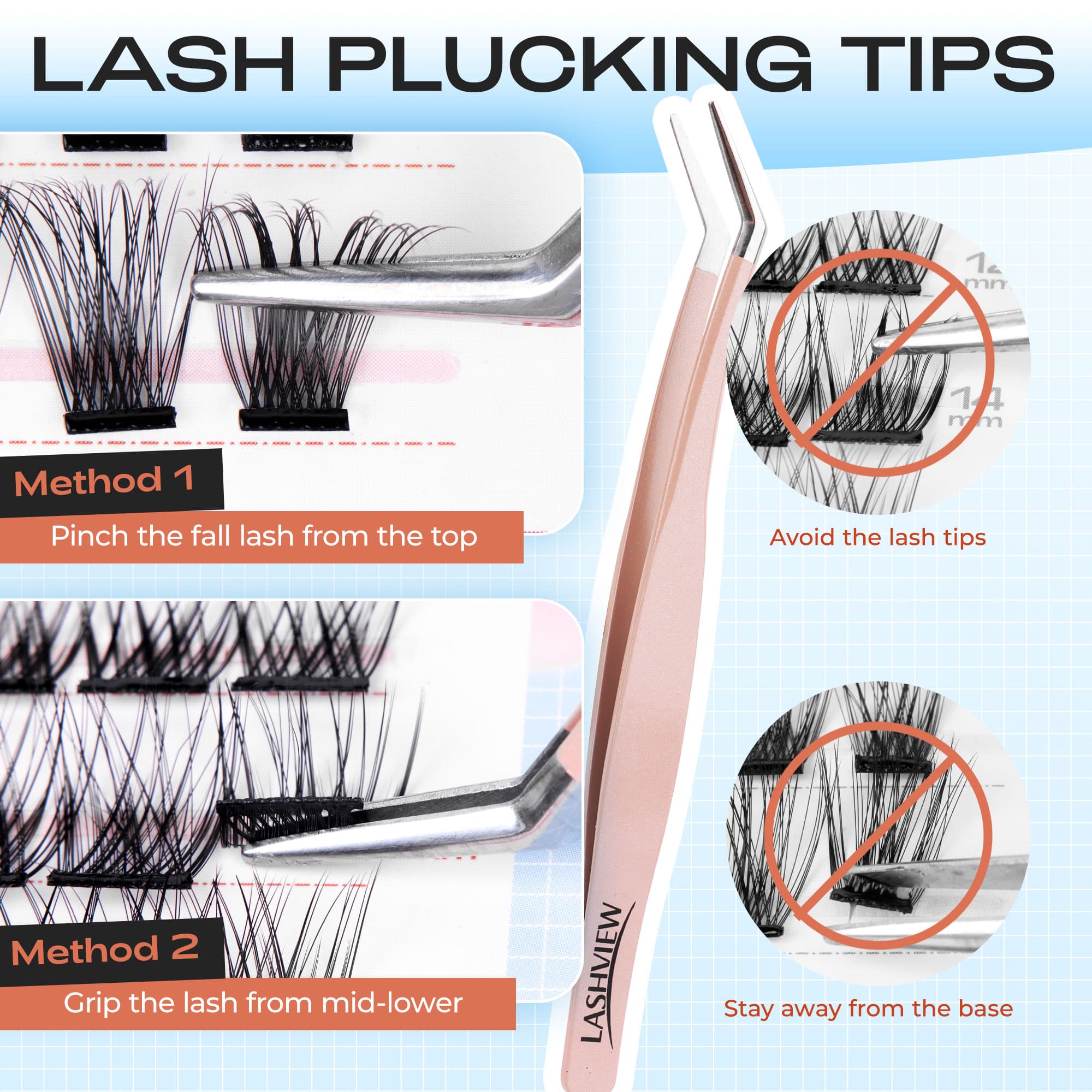 Haze Adhesive-Free Lash Clusters