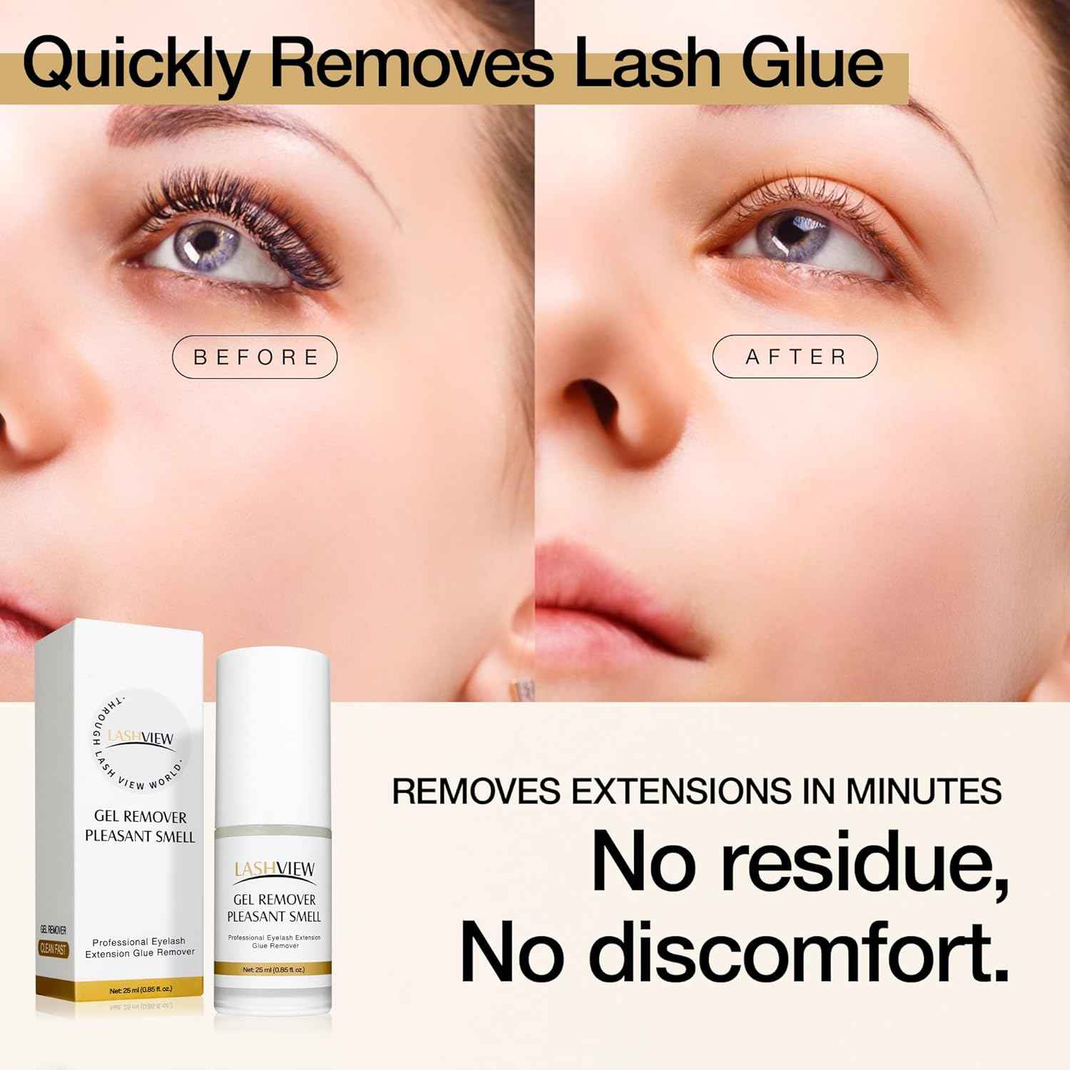 Sensitive Gel Remover for Lash Extensions 25ml