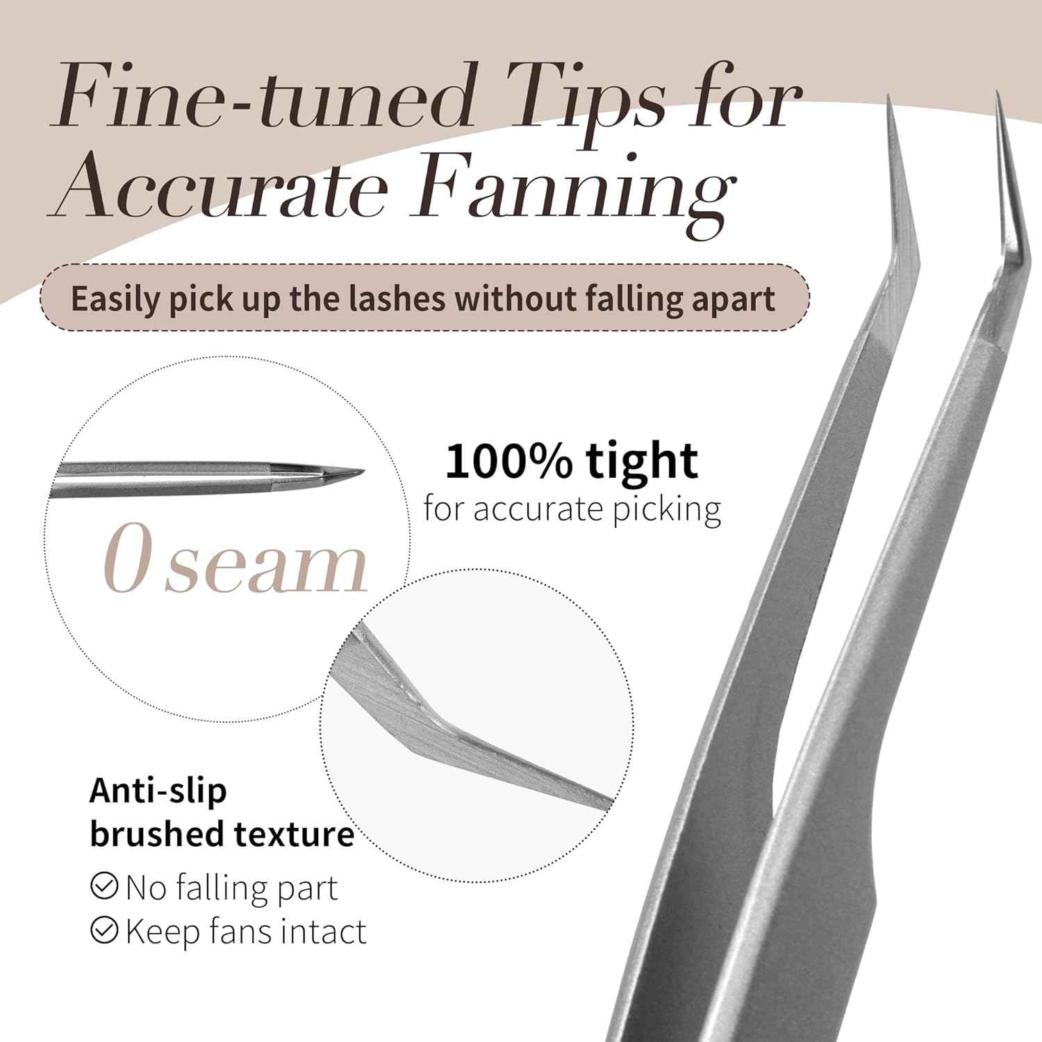 LASHVIEW Eyelash Extension Tweezers