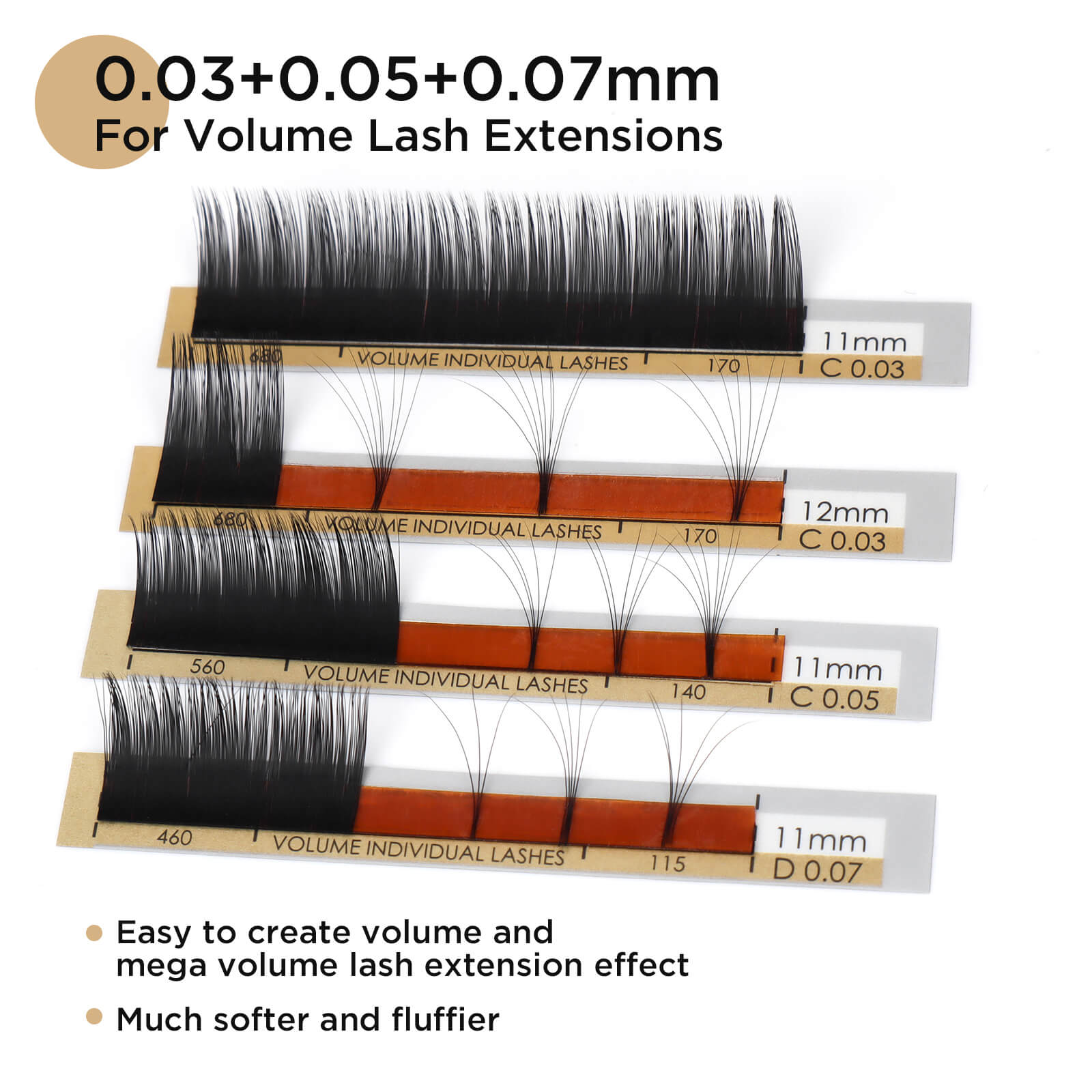 Volume Lashes 0.07mm