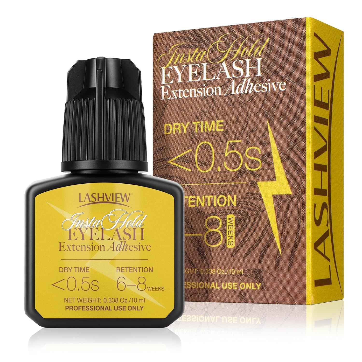 LASHVIEW Eyelash Extensions Glue 0.3 Sec Dry 10ml