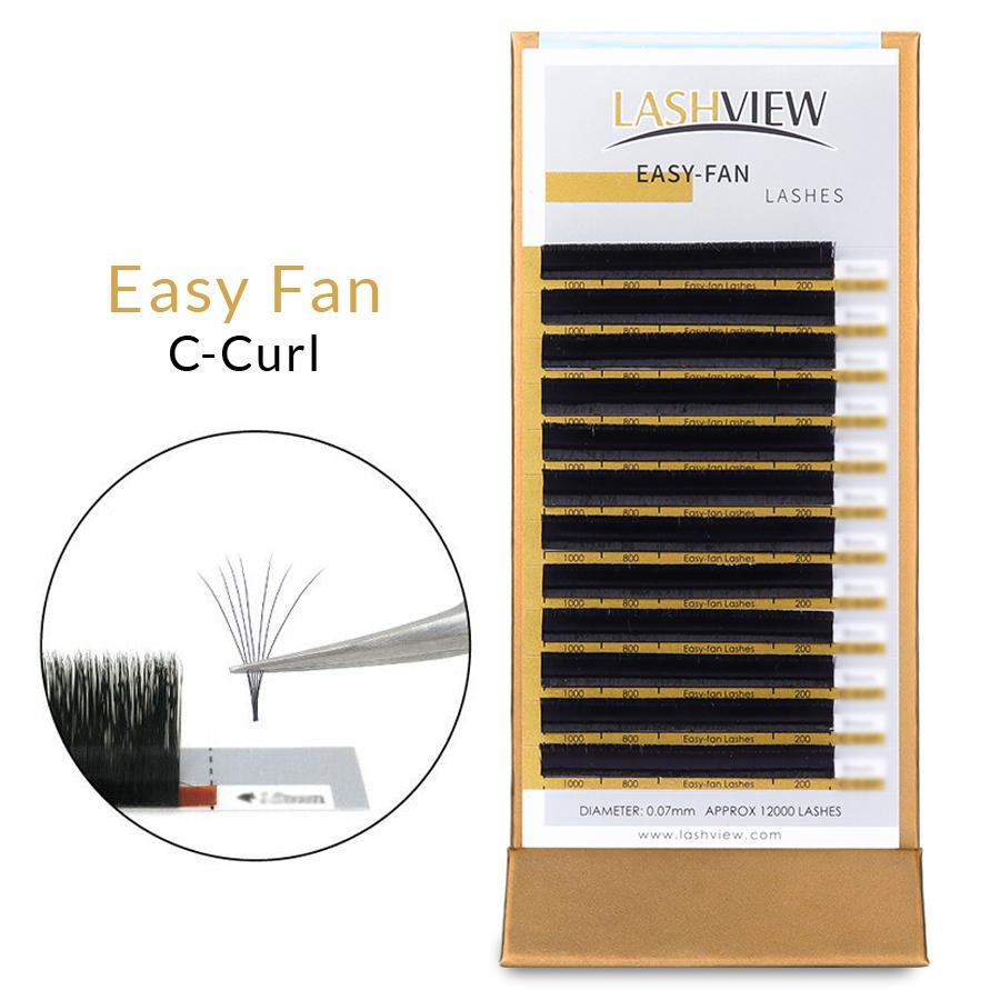 C-Curl Easy Fan Faux Mink Lash Trays